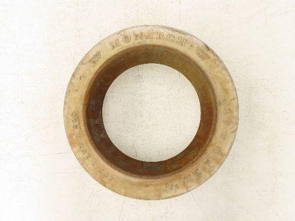 Monarch 18x6x12-1/8 Forklift Tire Smooth Solid Press-on White Non-Marking