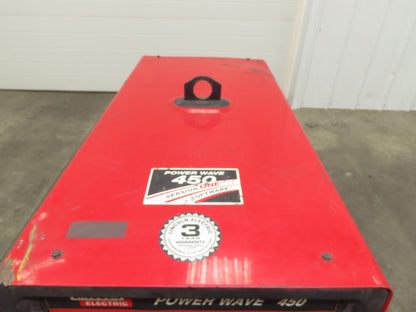 Lincoln 10432 Powerwave 450 Robot Welder Power Source 450A 3Ph 480V Ver Z970421R