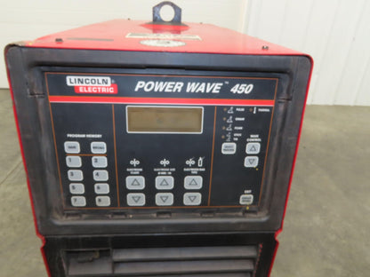 Lincoln 10432 Powerwave 450 Robot Welder Power Source 450A 3Ph 480V Ver Z970421R