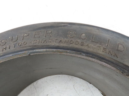 Super Solid 16x6x10.5 Forklift Tire Smooth Solid Press-on Black