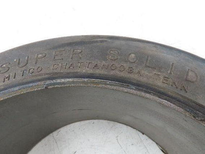Super Solid 16x6x10.5 Forklift Tire Smooth Solid Press-on Black