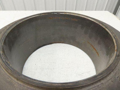 Super Solid 16x6x10.5 Forklift Tire Smooth Solid Press-on Black