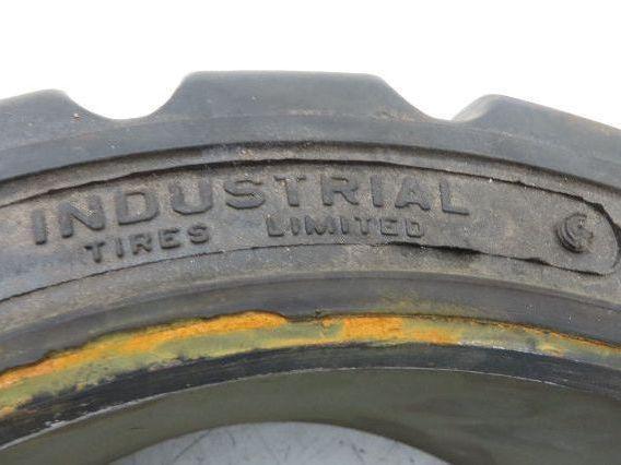 Industrial Limited 16x6x10.5 Forklift Tire Traction Solid Press-on Black