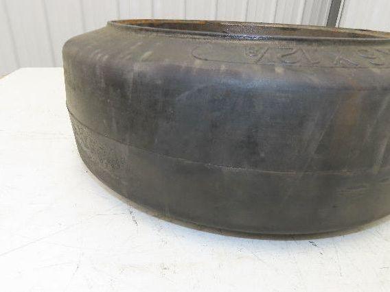 Super Solid 17x6x12-1/8 Forklift Tire Smooth Solid Press-on Black