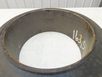 Super Solid 17x6x12-1/8 Forklift Tire Smooth Solid Press-on Black