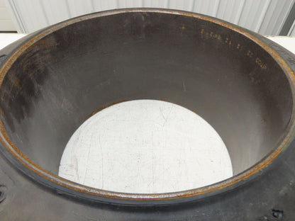 Super Solid 18x8x12-1/8 Forklift Tire Smooth Solid Press-on Black