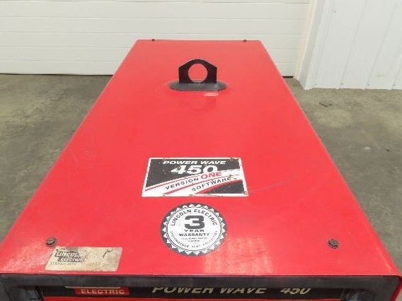 Lincoln 10432 Powerwave 450 Robot Welder Power Source 450A 3Ph 480V Ver Z970421R