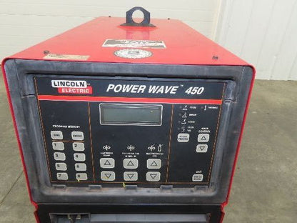 Lincoln 10432 Powerwave 450 Robot Welder Power Source 450A 3Ph 480V Ver Z970421R