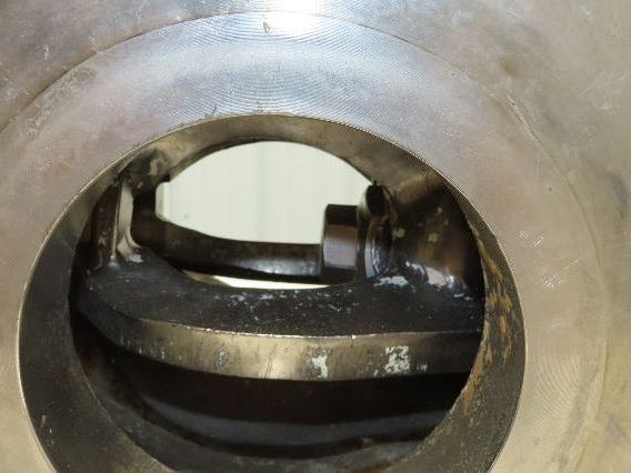 Ahlstrom AM20.15 Chemical Mixer 5"x 8" Flanged 5-Vane Impeller