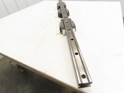 THK SRN 45 Linear Bearing 3-Block LM Guide Rail 45mm x 2355mm 92.6"L