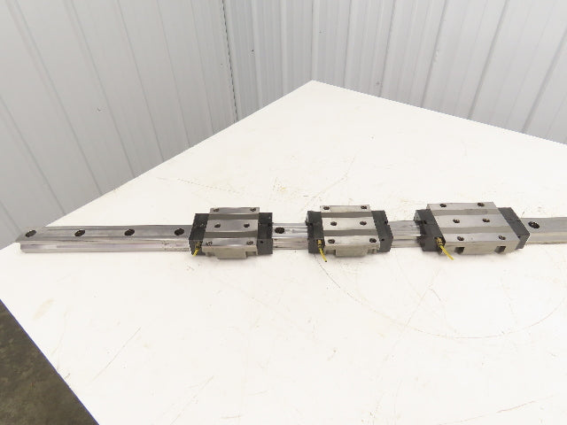 THK SRN 45 Linear Bearing 3-Block LM Guide Rail 45mm x 2355mm 92.6"L