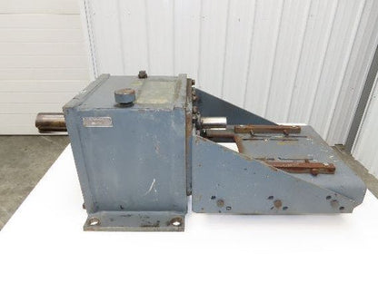 Falk 22-60FZ3AS Inline Gearbox 160.9 Reducer 2Hp 11 RPM Output w/Motor Mount