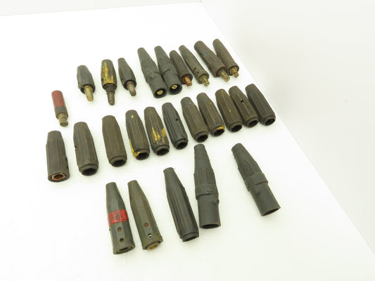 Quik Trik and others Miscellaneous Welding Cable Connectors Lot of 26