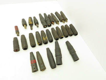 Quik Trik and others Miscellaneous Welding Cable Connectors Lot of 26