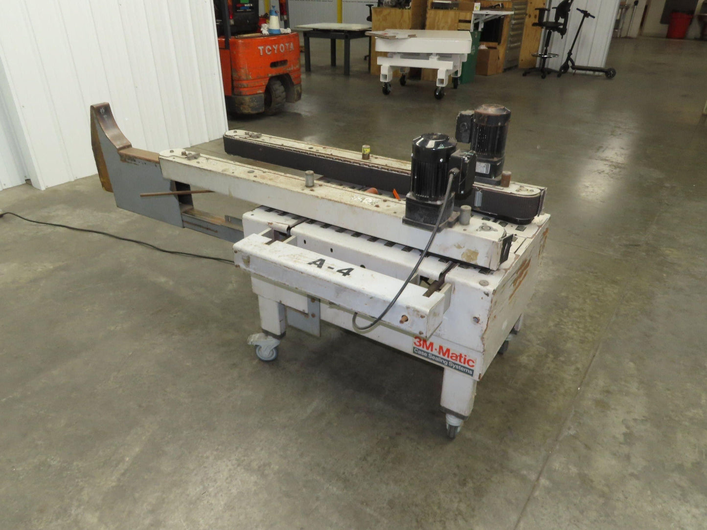 3M-Matic 800 Carton Sealer Adjustable Case Sealing System 115V Bottom Box Taper