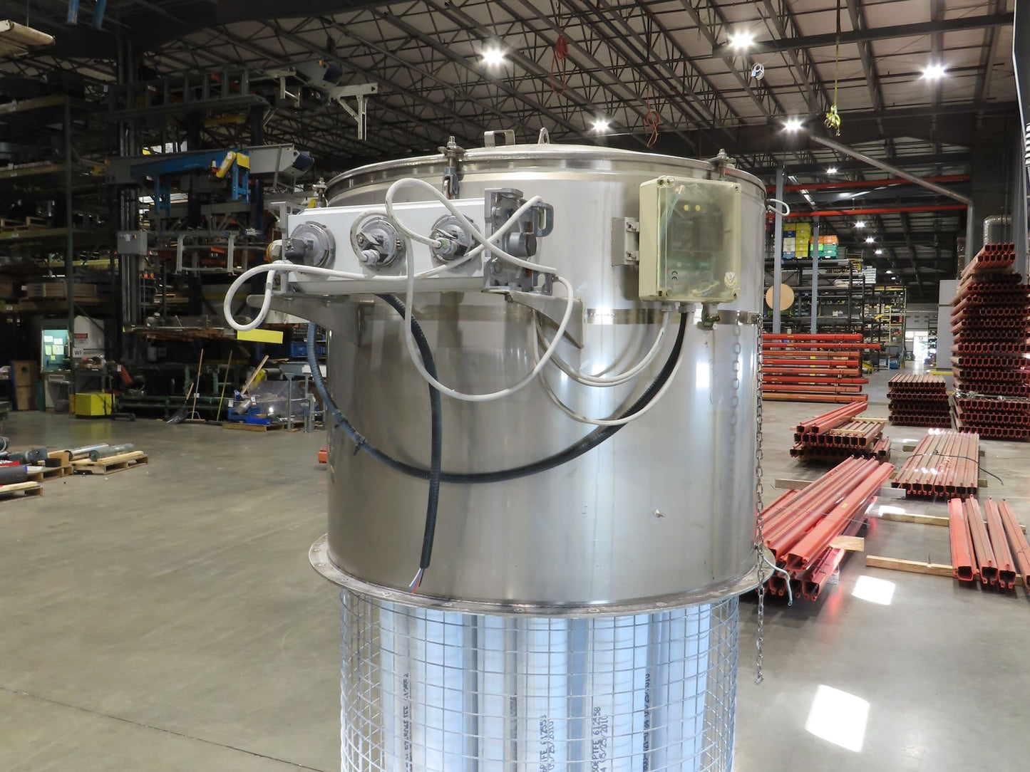 Asco Stainless Baghouse Dust Collector Power Pulse Tank System