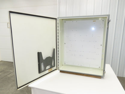Hoffman A363010LP Electrical Enclosure 36x30x10" Wall Mount NEMA 12 Backpanel
