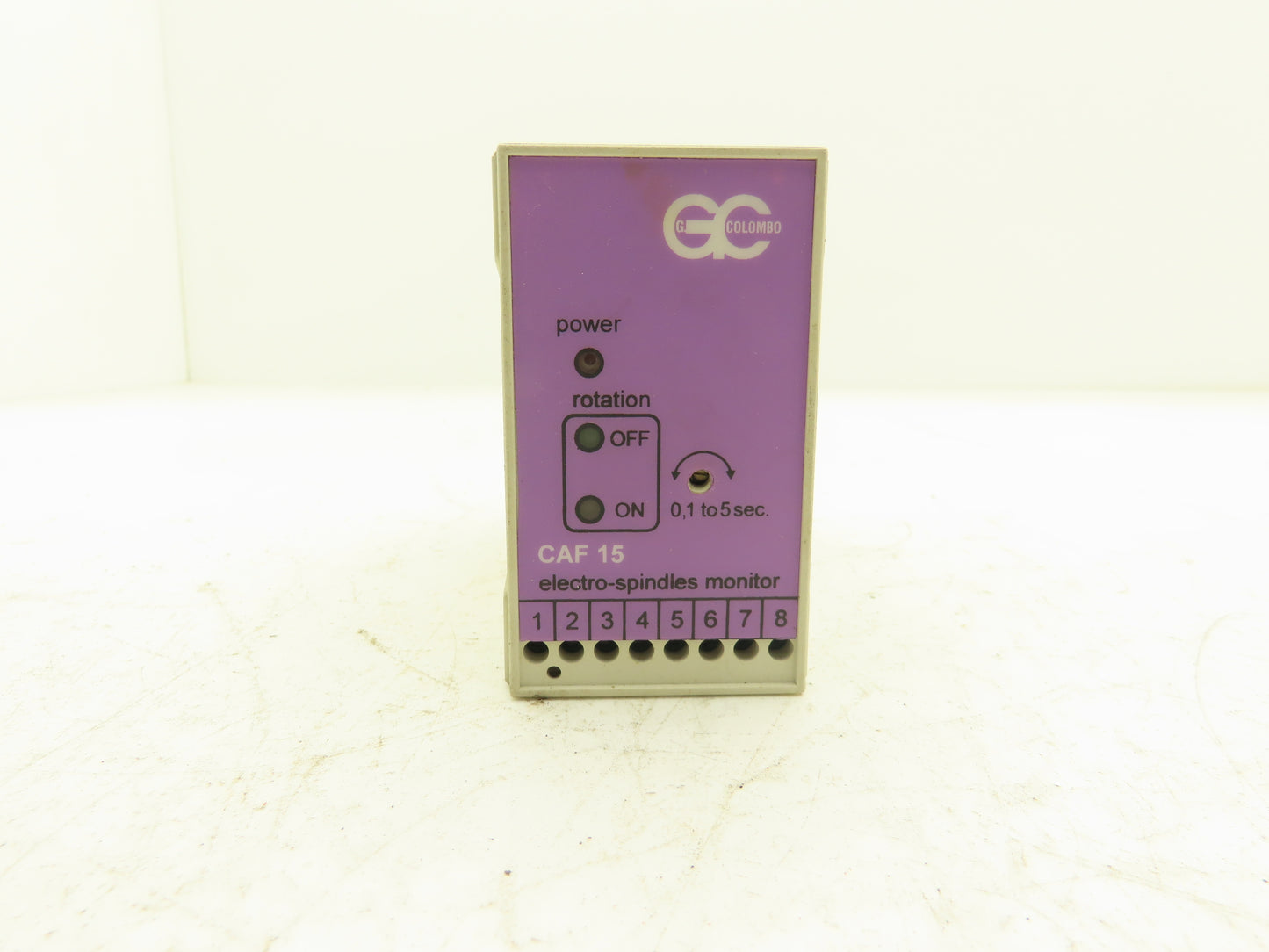 Giordano Colombo CAF15 Electro-Spindle Monitor Relay 24vDC In