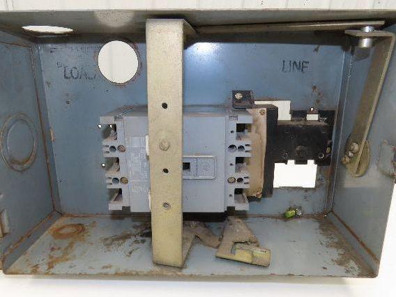 Westinghouse 2528D 30 G01 Busway Disconnect Switch Bus Plug 50A 600VAC 3PH 3W
