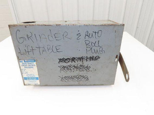 Westinghouse 2528D 30 G01 Busway Disconnect Switch Bus Plug 50A 600VAC 3PH 3W