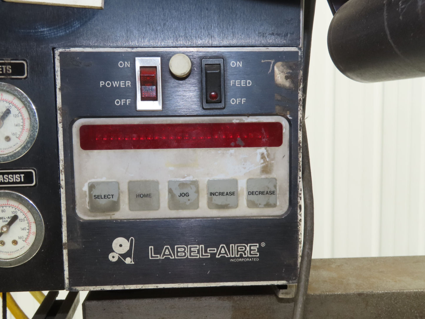 Label Aire 2114M Label Applicator Pneumatic Air Blow Cylinder