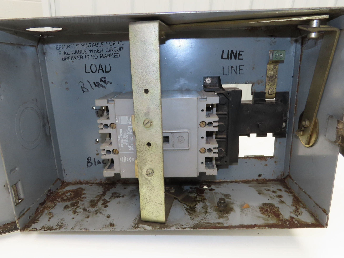 Westinghouse Busway Disconnect Switch Bus Plug 25A 600VAC 3PH 3W