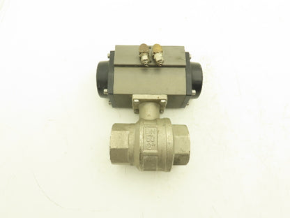 DuraValve AP075BDA Durair II Double Acting Pneumatic Actuator 2" Ball Valve