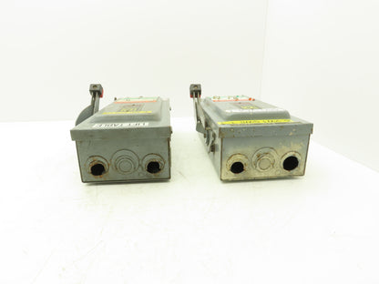 Square D H361 Safety Disconnect Switch Fusible 30A 3PH Series E1 Lot of 2