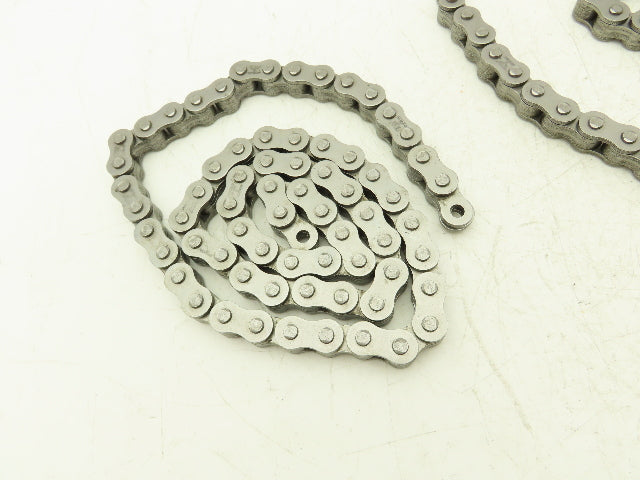 Renold BL600 Forklift Leaf Chain 104" 2x3 Lace BL623  Lot of 2pcs 52"each