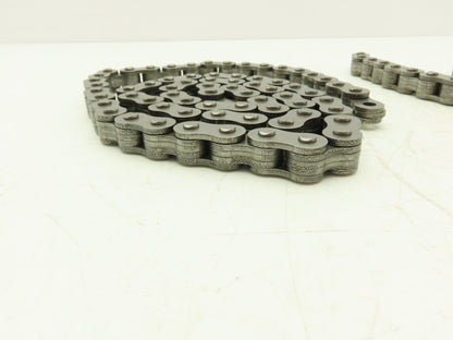 Renold BL600 Forklift Leaf Chain 104" 2x3 Lace BL623  Lot of 2pcs 52"each