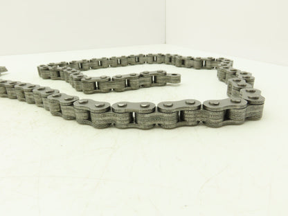 Renold BL600 Forklift Leaf Chain 104" 2x3 Lace BL623  Lot of 2pcs 52"each