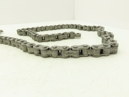 Renold BL600 Forklift Leaf Chain 104" 2x3 Lace BL623  Lot of 2pcs 52"each