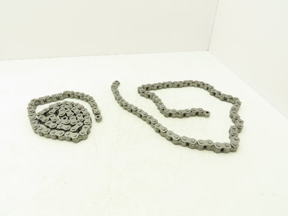 Renold BL600 Forklift Leaf Chain 104" 2x3 Lace BL623  Lot of 2pcs 52"each