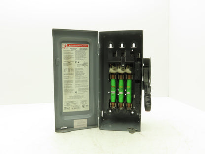 Square D H361 Fusible Heavy Duty Safety Disconnect Switch 30A 600VAC F05