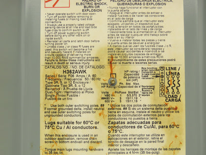 Square D Safety Disconnect Switch 600VAC 60A Fused/Non-Fused Mixed Lot of 3
