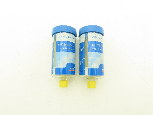 SKF LAGD 125/HFP15 System 24 Automatic Lubricator 125ml Lot of 2
