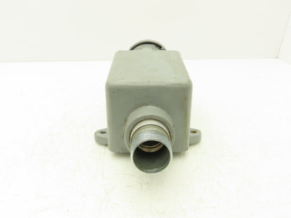 Hubbell HBL460RS2W Receptacle 60A 250VDC 600VAC 3 Pole 4 Wire & Angle Back Box