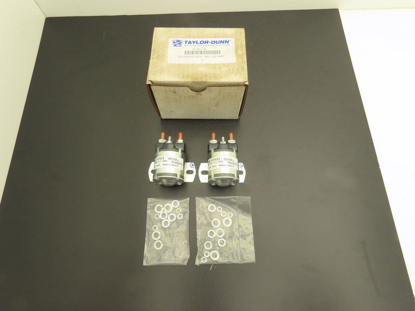 White & Rodgers 124-117111 Solenoid Coil 36v 100A DC Rev A Lot of 2