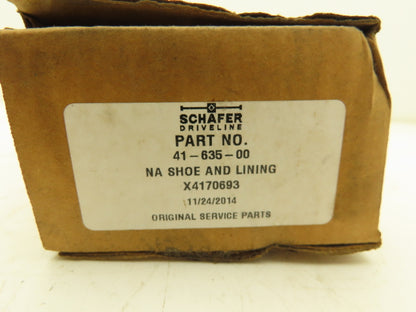 Taylor Dunn X4170693 | 41-635-00 NA Drum Brake Shoes And Lining For One Wheel