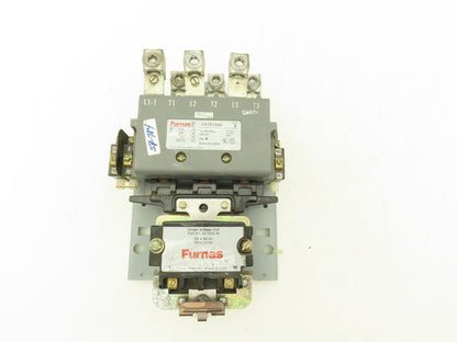 Furnas 40JB32AF NEMA 4 Motor Starter Contactor 135A 600VAC 3PH 100Hp 120V Coil