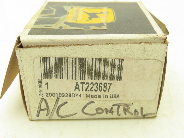 John Deere AT223687 AC Control For 4WD Loader