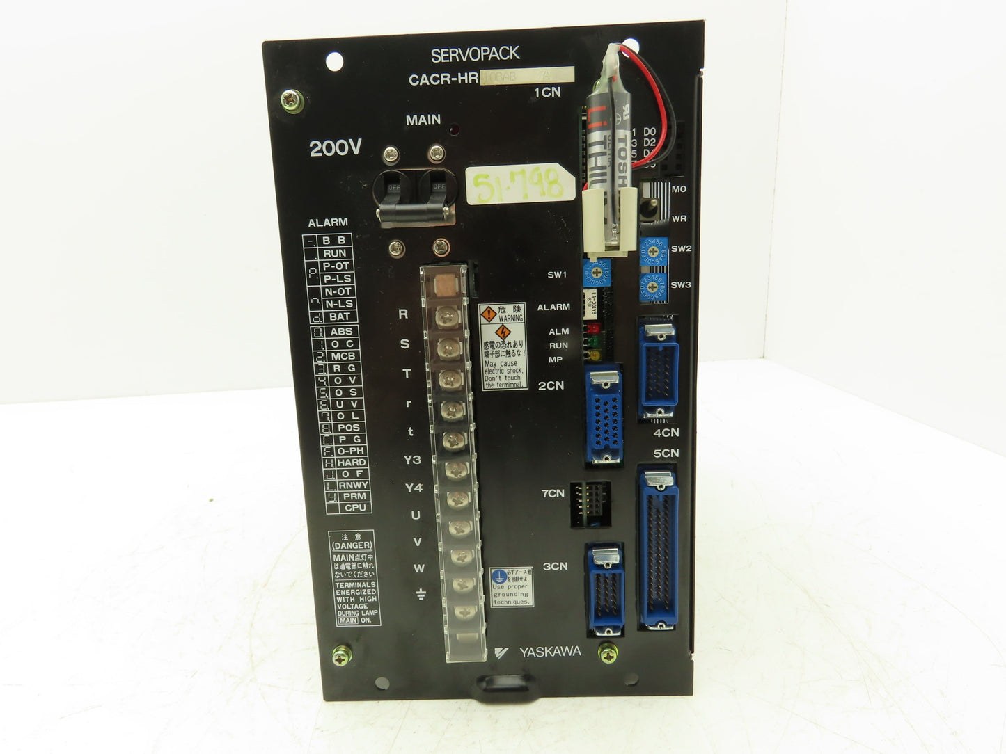 Yaskawa CACR-HR10BAB Servopack AC Servo Drive 230V 3ph input 0-230V 3ph Output