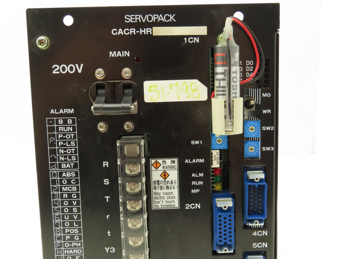 Yaskawa CACR-HR10BAB Servopack AC Servo Drive 230V 3ph input 0-230V 3ph Output