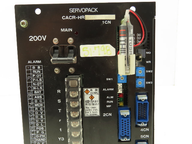 Yaskawa CACR-HR10BAB Servopack AC Servo Drive 230V 3ph input 0-230V 3ph Output