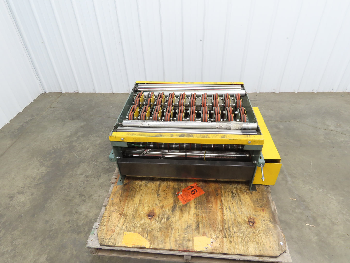 Hytrol Prosort 36" Conveyor Pivot Wheel Diverter Pneumatic LH Transfer Sorter