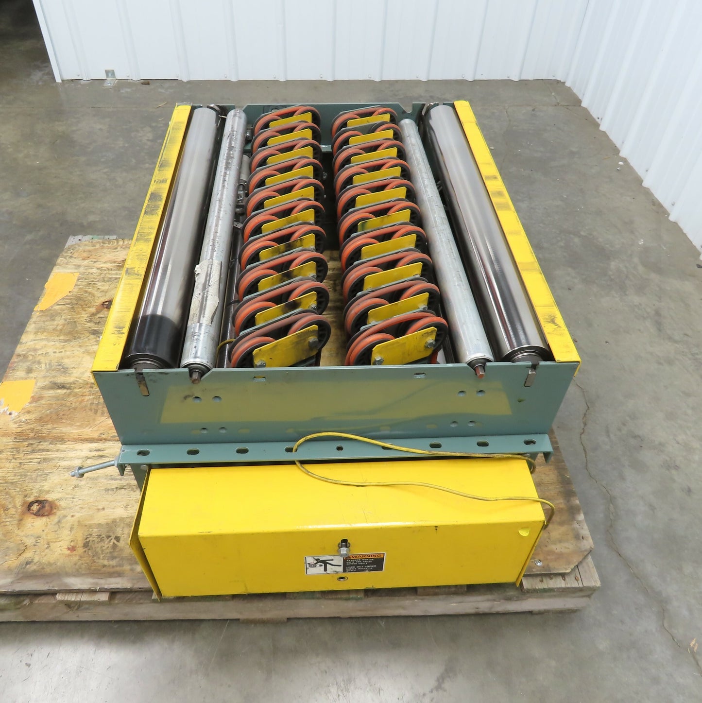 Hytrol Prosort 36" Conveyor Pivot Wheel Diverter Pneumatic LH Transfer Sorter