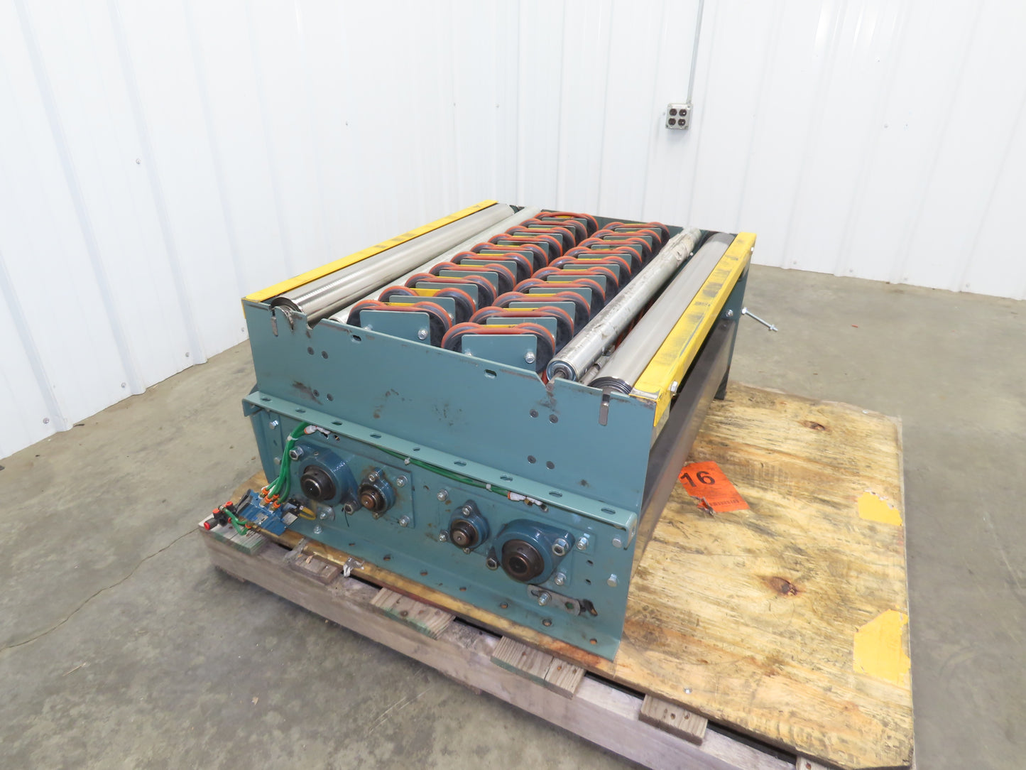 Hytrol Prosort 36" Conveyor Pivot Wheel Diverter Pneumatic LH Transfer Sorter