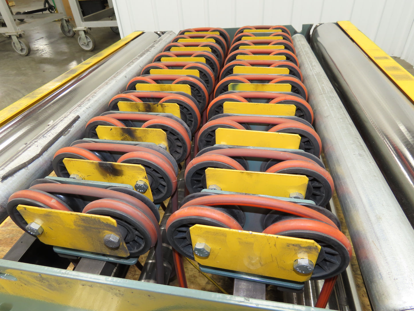 Hytrol Prosort 36" Conveyor Pivot Wheel Diverter Pneumatic LH Transfer Sorter