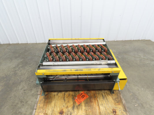 Hytrol Prosort 36" Conveyor Pivot Wheel Diverter Pneumatic LH Transfer Sorter