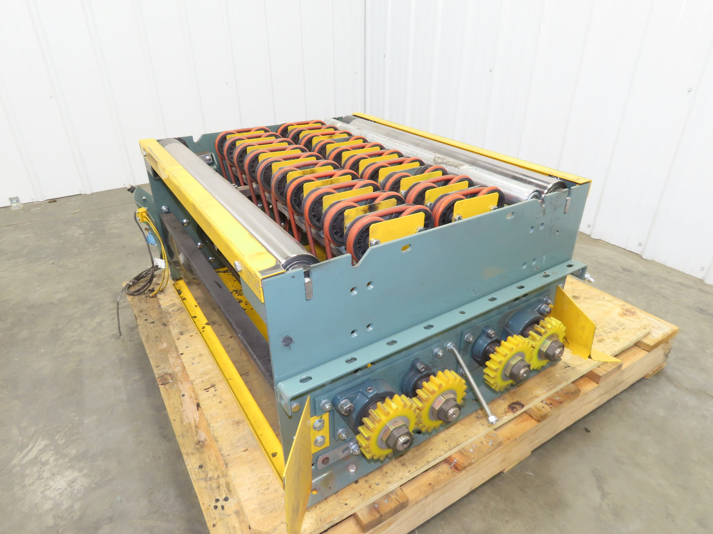 Hytrol Prosort 36" Conveyor Pivot Wheel Diverter Pneumatic LH Transfer Sorter